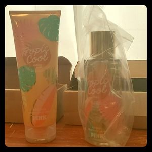 PINK lotion and mist Tropic cool